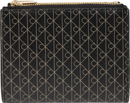 Calvin Klein Emblem Aop Double Zip Bifold Wallet