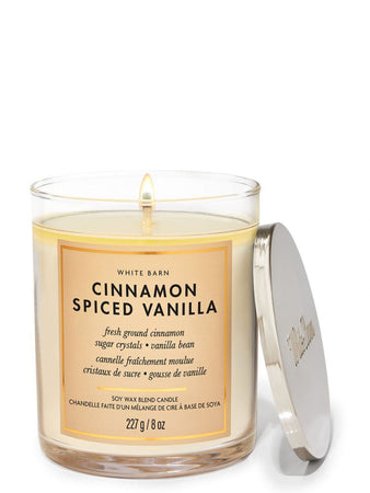 נר ריחני Bath & Body Works Cinnamon Spiced Vanilla