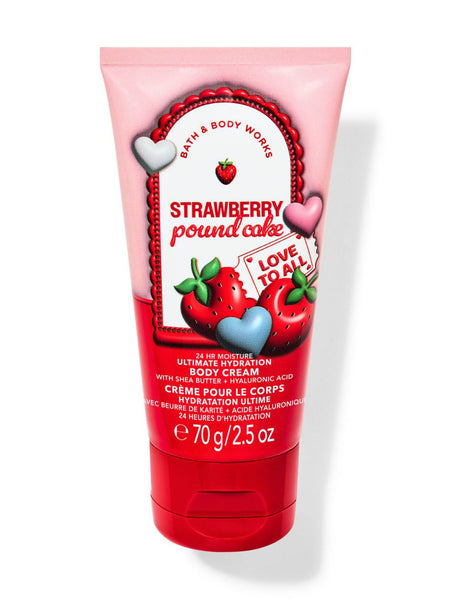 Bath & Body Works Strawberry Pound Cake Body Cream
