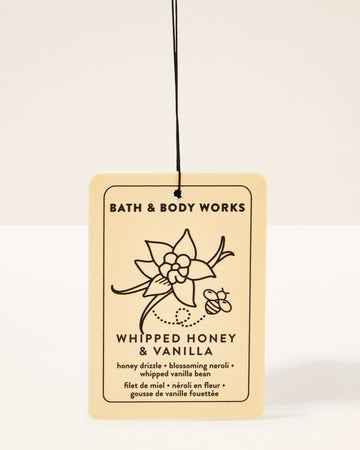ריח לאוטו Bath & Body Works Whipped Honey & Vanilla