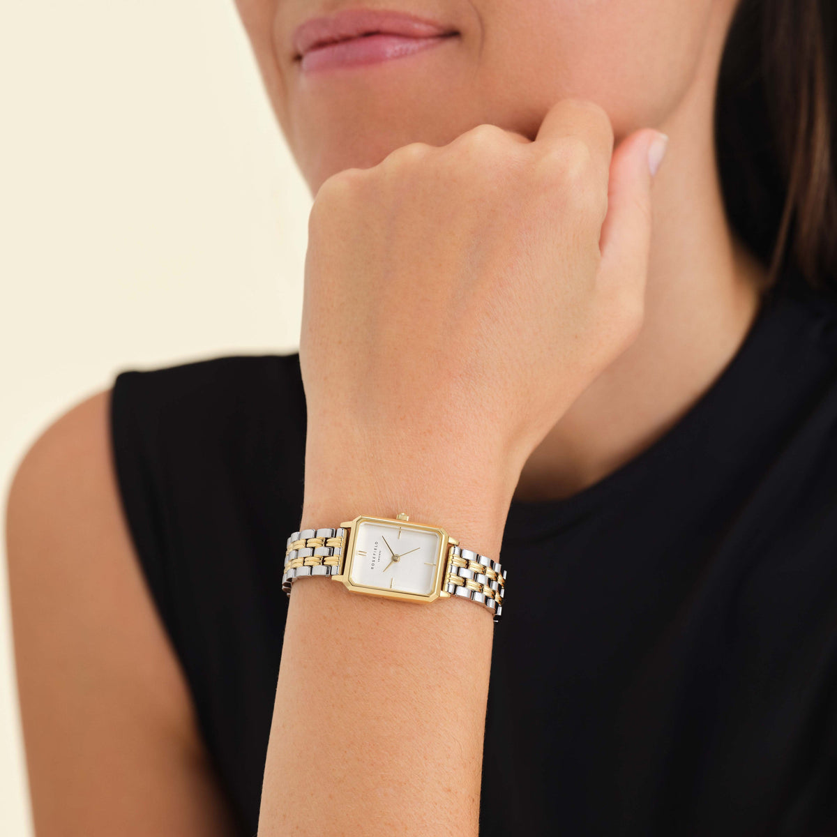 Rosefield Octagon XS Duotone Gold Watch – Ritzy Store