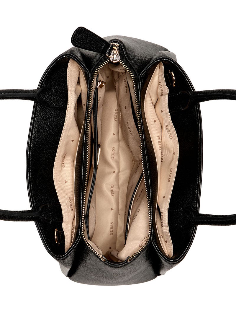 GUESS Handtas Schoudertas Noelle Luxury Satchel Bone Crème