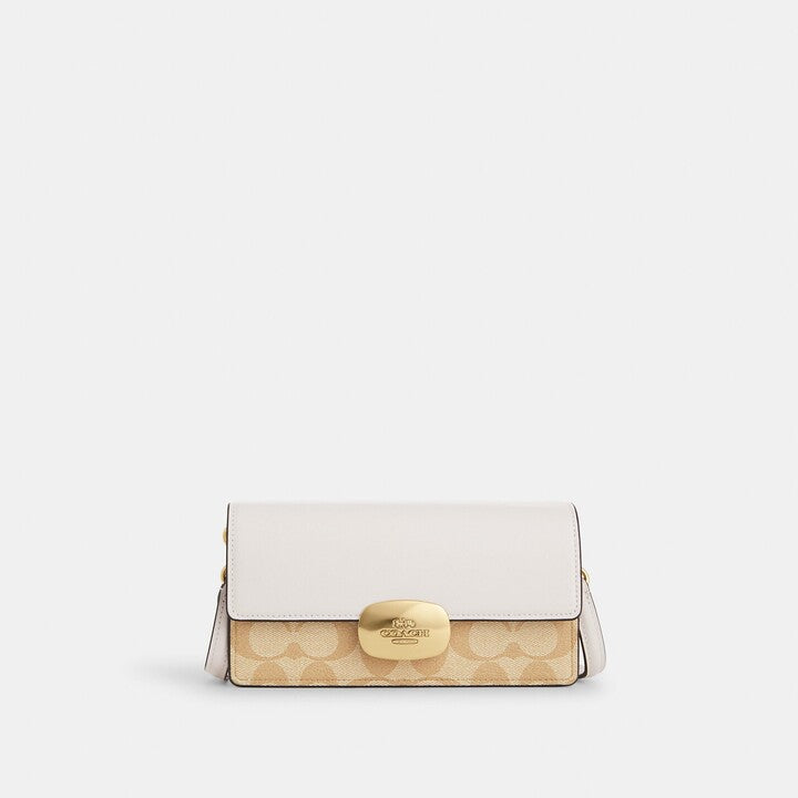 Coach Beige Lex Small Flap Signature Crossbody buy