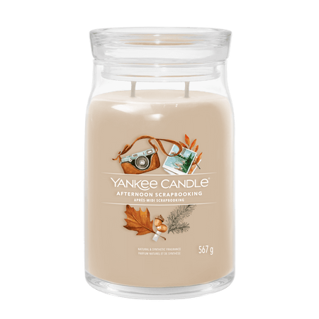 נר ריחני ינקי קנדל Afternoon Scrapbooking Signature Large