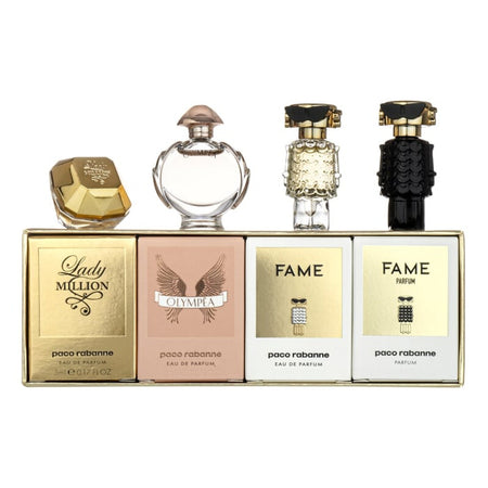 סט בשמים פאקו רבאן Ladies Mini Set Gift EDP landy million 5 + olympea 6ml + fame parfum 4ml + fame edp 4 ml מ״ל