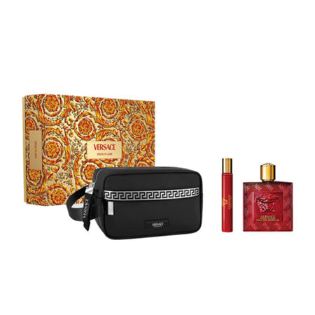 EDP and Shower Gel And Body Lotion And Bag ורסצ'ה Bright Crystal Set EDP 100 מ״ל / 100 מ״ל / 10 מ״ל