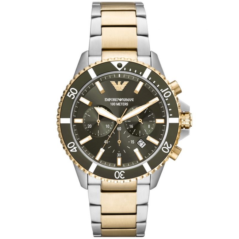 Gold watch deals mens armani