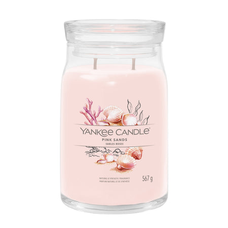 شمعة معطرة يانكي كاندل Pink Sands Signature Large Jar