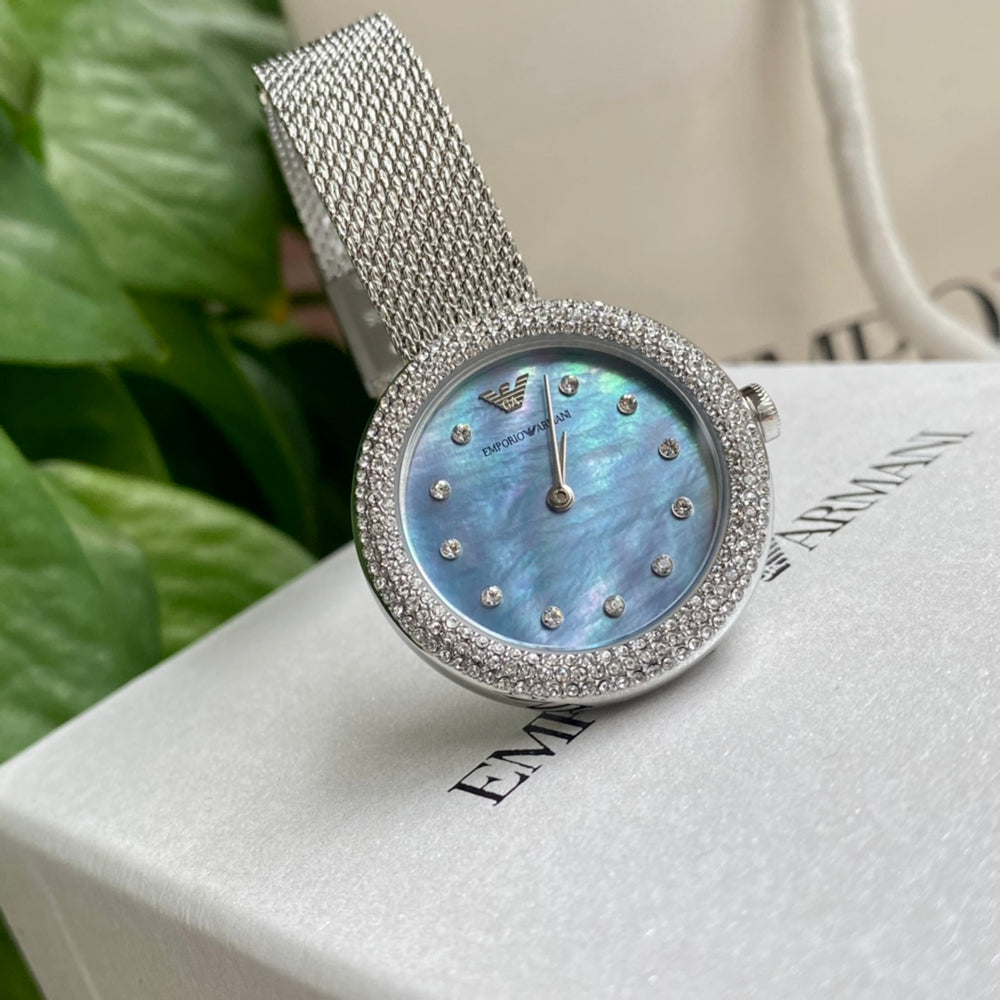 Armani hot sale crystal watch