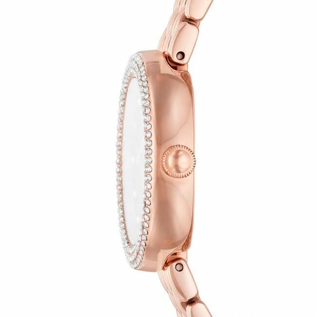 Armani ceramic 2025 watch rose gold