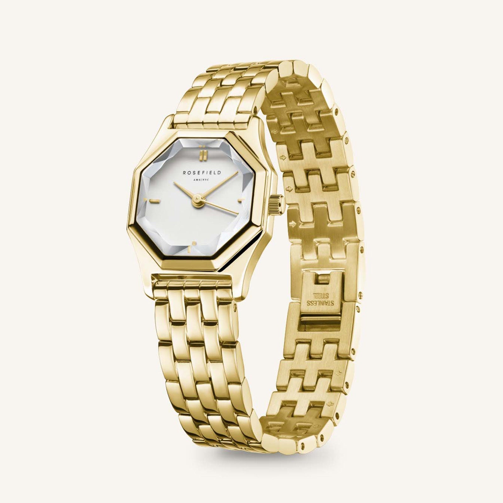 Rosefield Gemme Gold Watch
