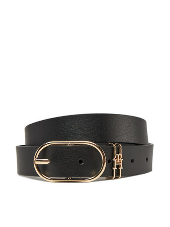 Tommy Hilfiger Th Monogram Oval Buckle Belt