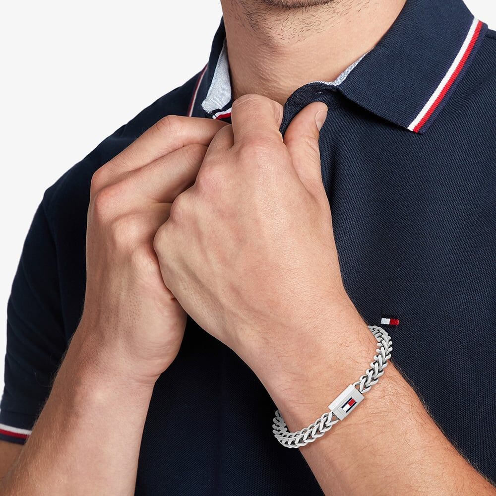 Tommy Hilfiger Braided Metal Bracelet