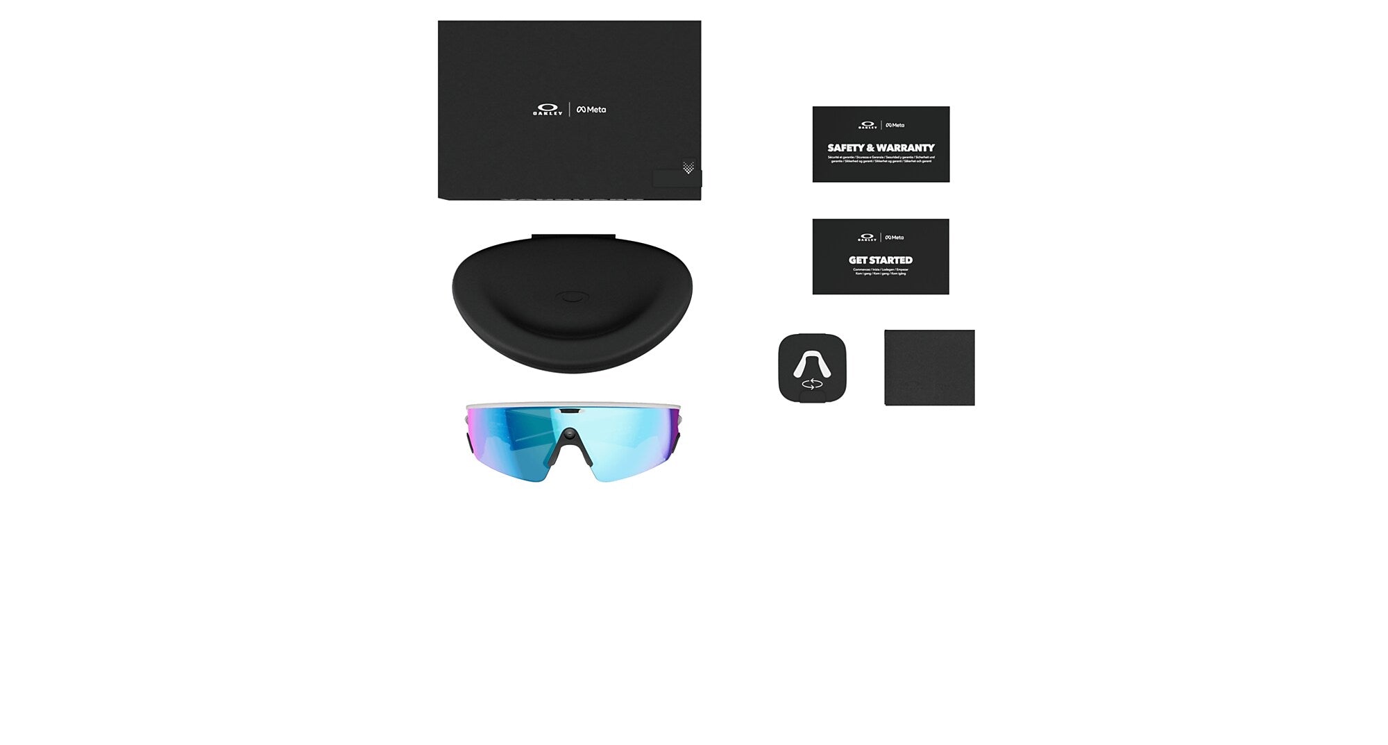 Oakley Meta Vanguard Prizm Sapphire AI Sunglasses