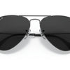 Ray-Ban Aviator Total Black Polorized Sunglasses