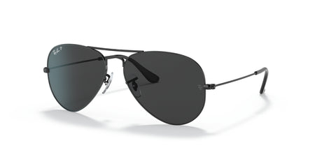 משקפי שמש רייבאן Aviator Total Black Polorized