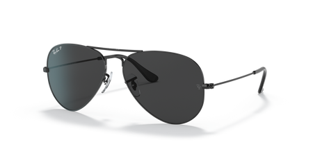 משקפי שמש רייבאן Aviator Total Black Polorized