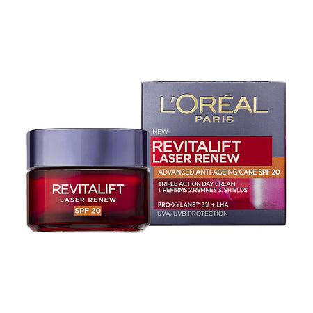 קרם פנים לוריאל Revitalift Laser