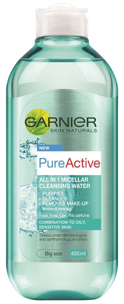 ماء منظف جارنييه Pure Active All In One Micellar