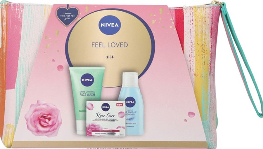 קרם פנים Nivea W Set Rose Care