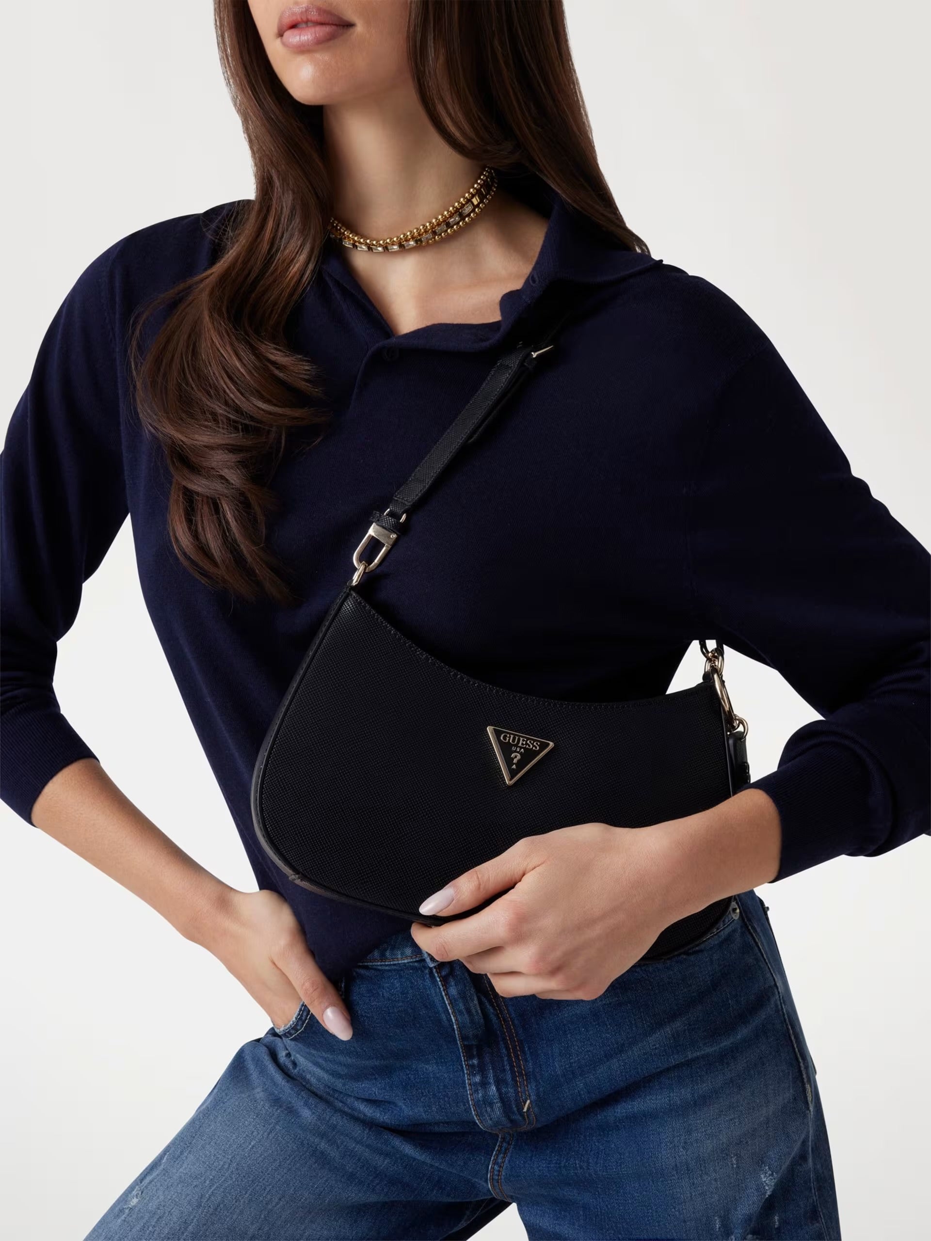 תיק Guess Noelle Top Zip Shoulder