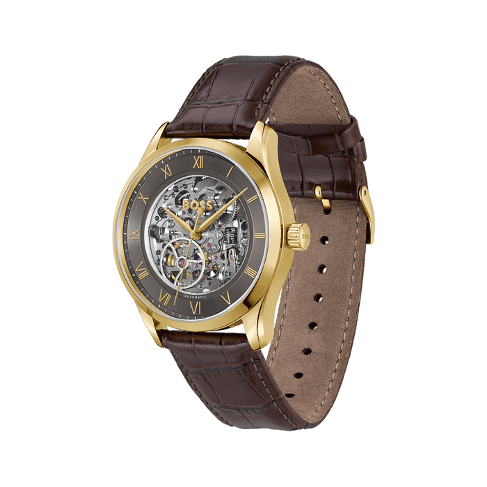 שעון הוגו בוס Principle Skeleton