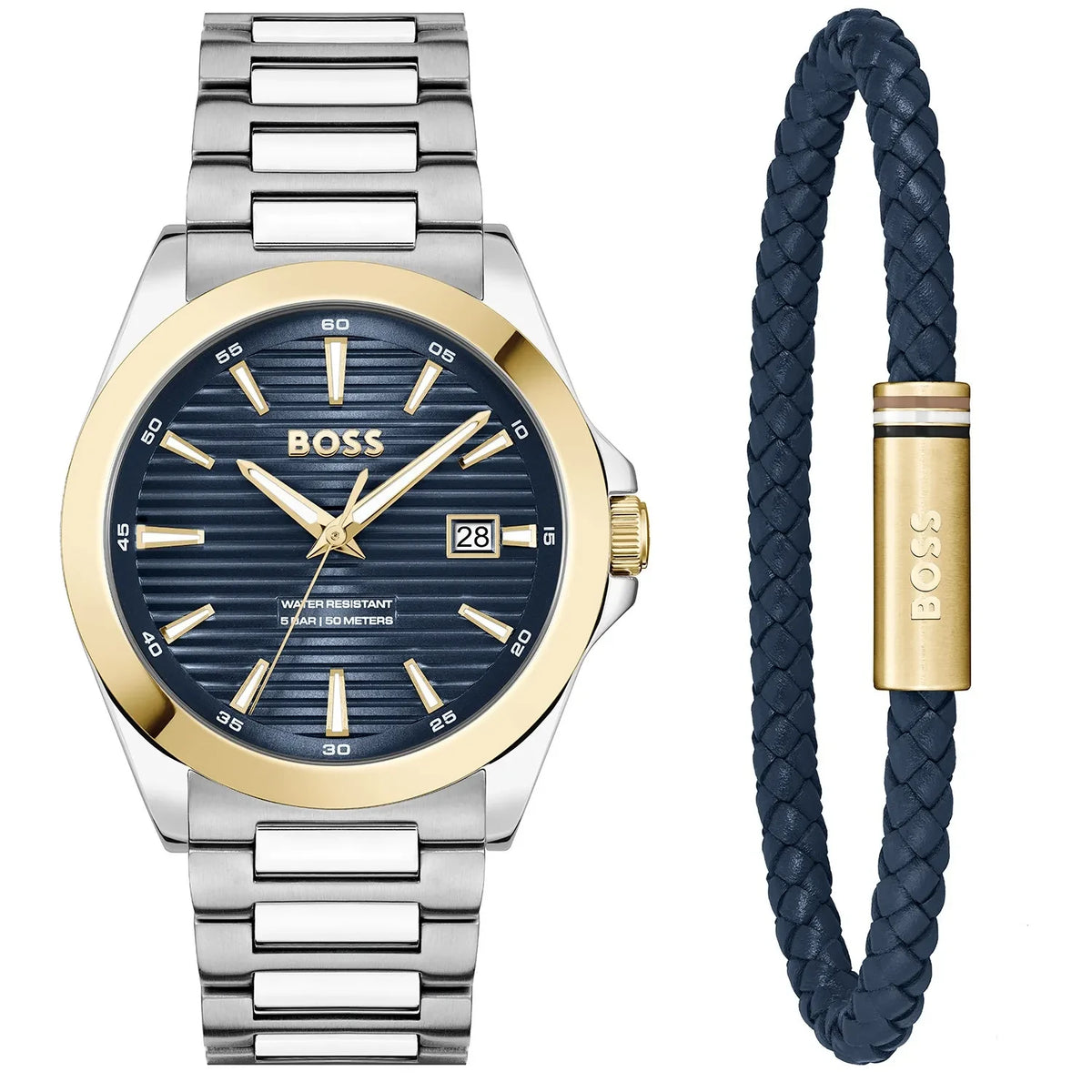 סט שעון וצמיד הוגו בוס Strike Giftset