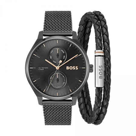 طقم ساعة وسوار هيوجو بوس Tyler Giftset