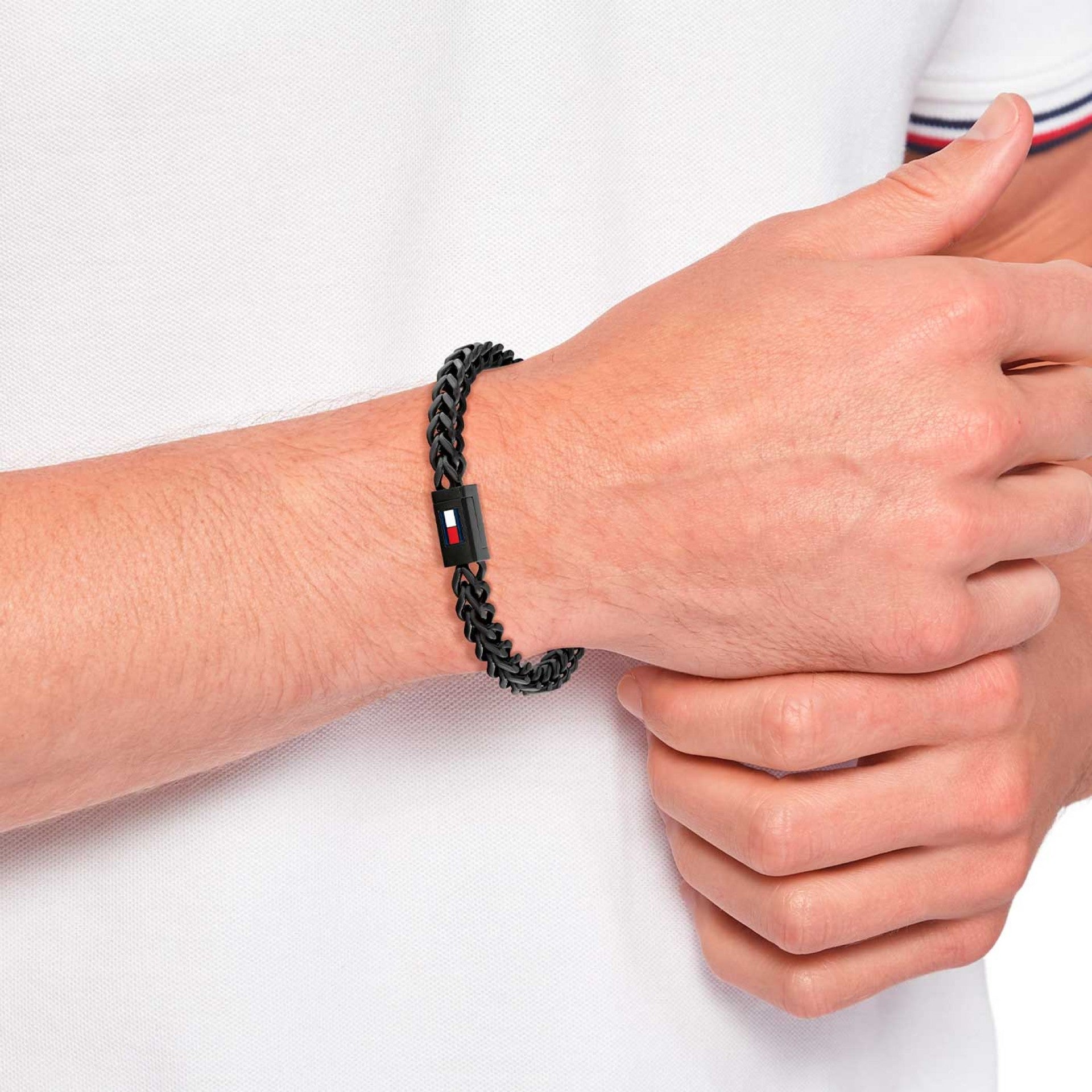 Tommy Hilfiger Braided Metal Bracelet