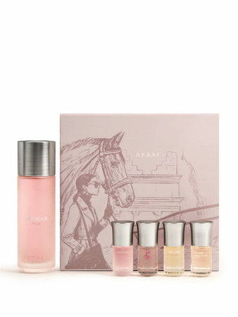 סט בשמים Assaf Arrogate Pink EDP ‏200 + 10ml + 10ml + 10ml + 10ml מ״ל