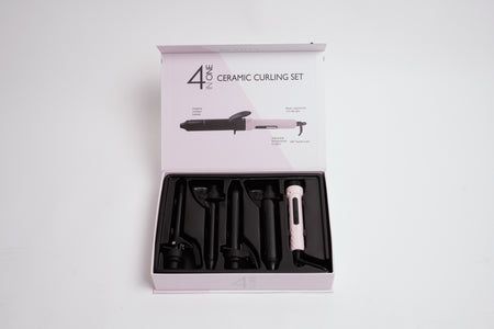 Cortex 4In1 Ceramic Pink Curling Set