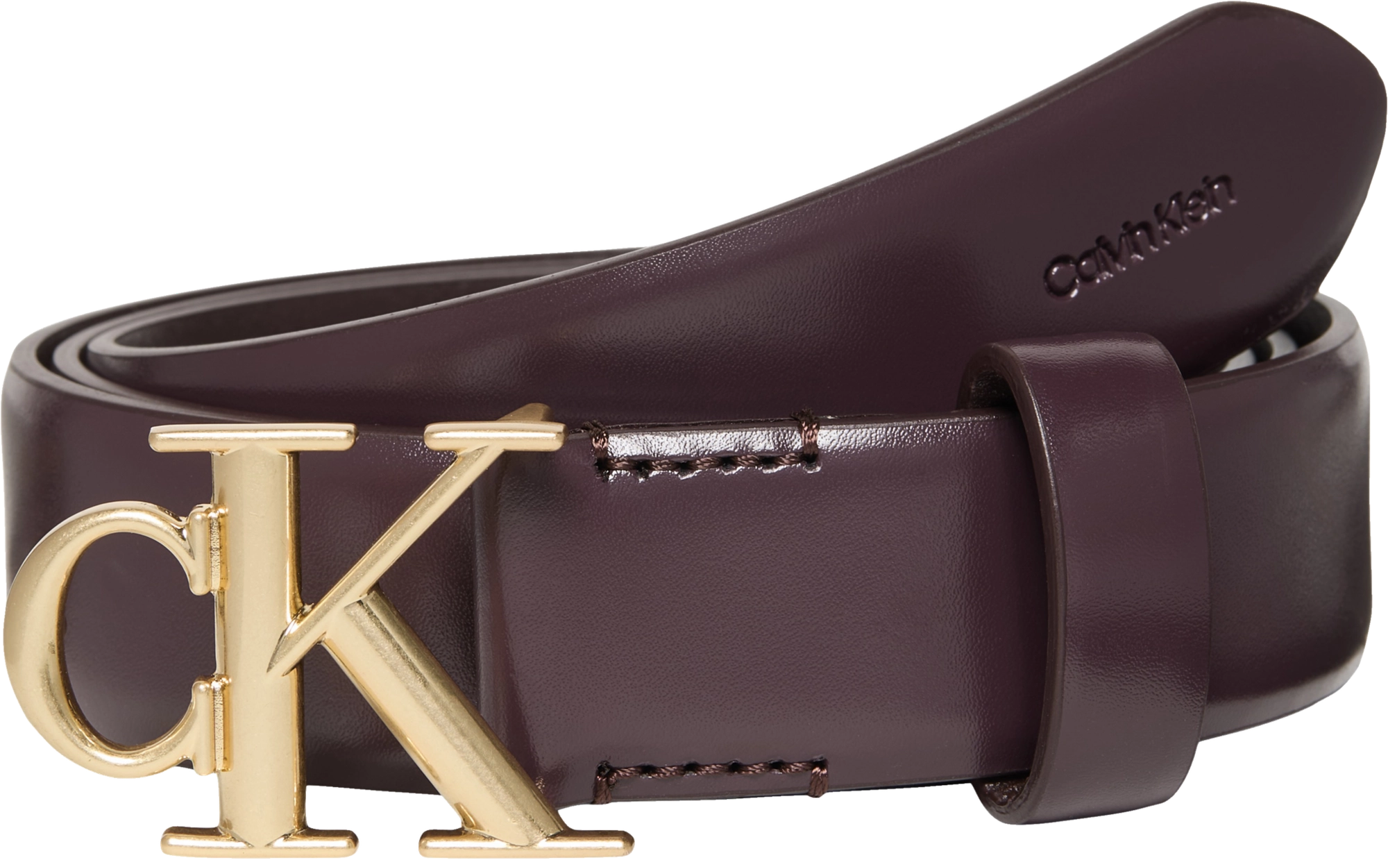 حزام كالفين كلاين Round Buckle 30mm Smooth