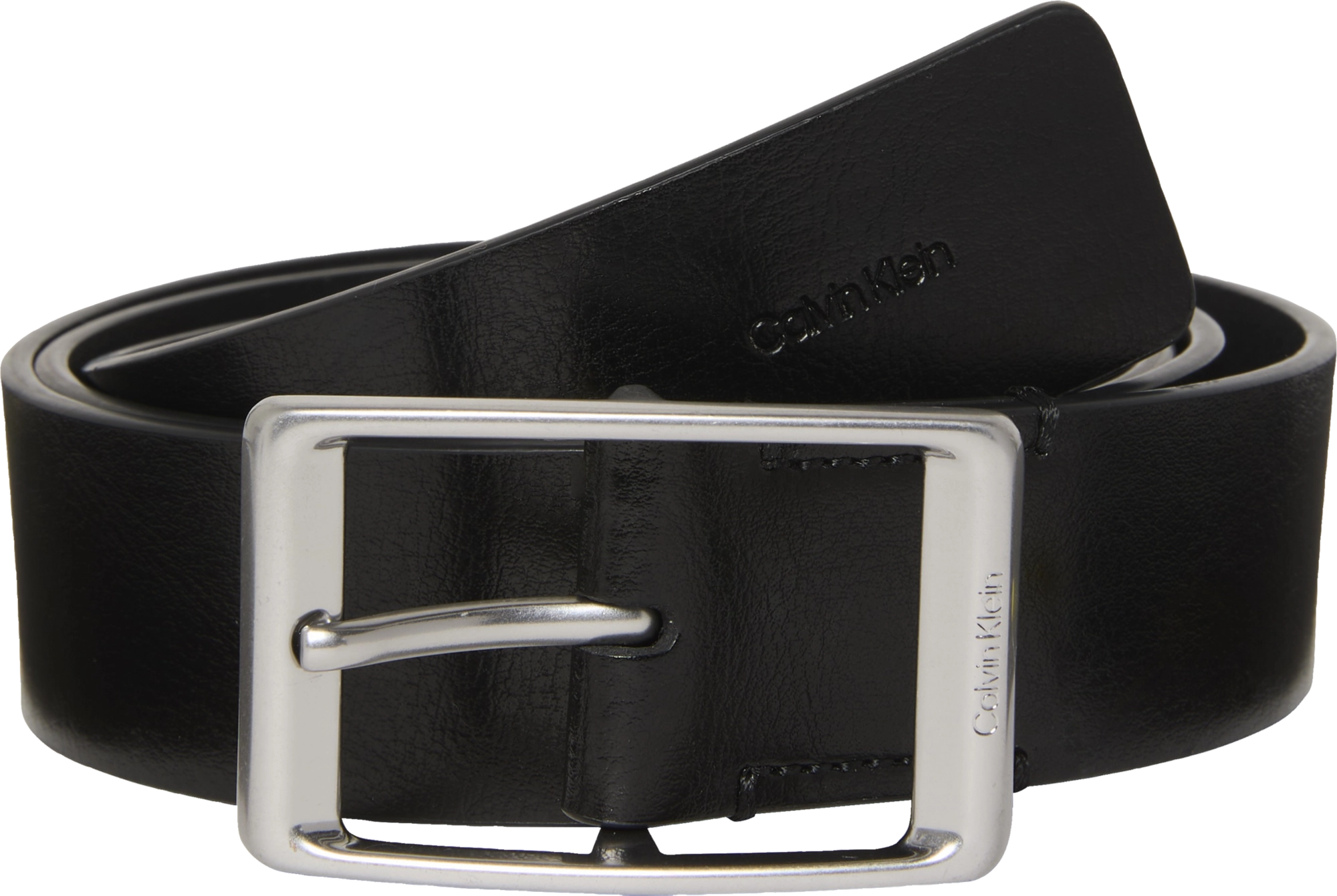 חגורה קלווין קליין Casual Round Buckle Tumbled 35mm