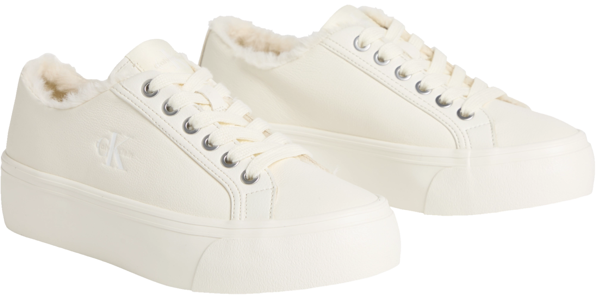 סניקרס קלווין קליין Vulc Flatf Laceup Lth Fur
