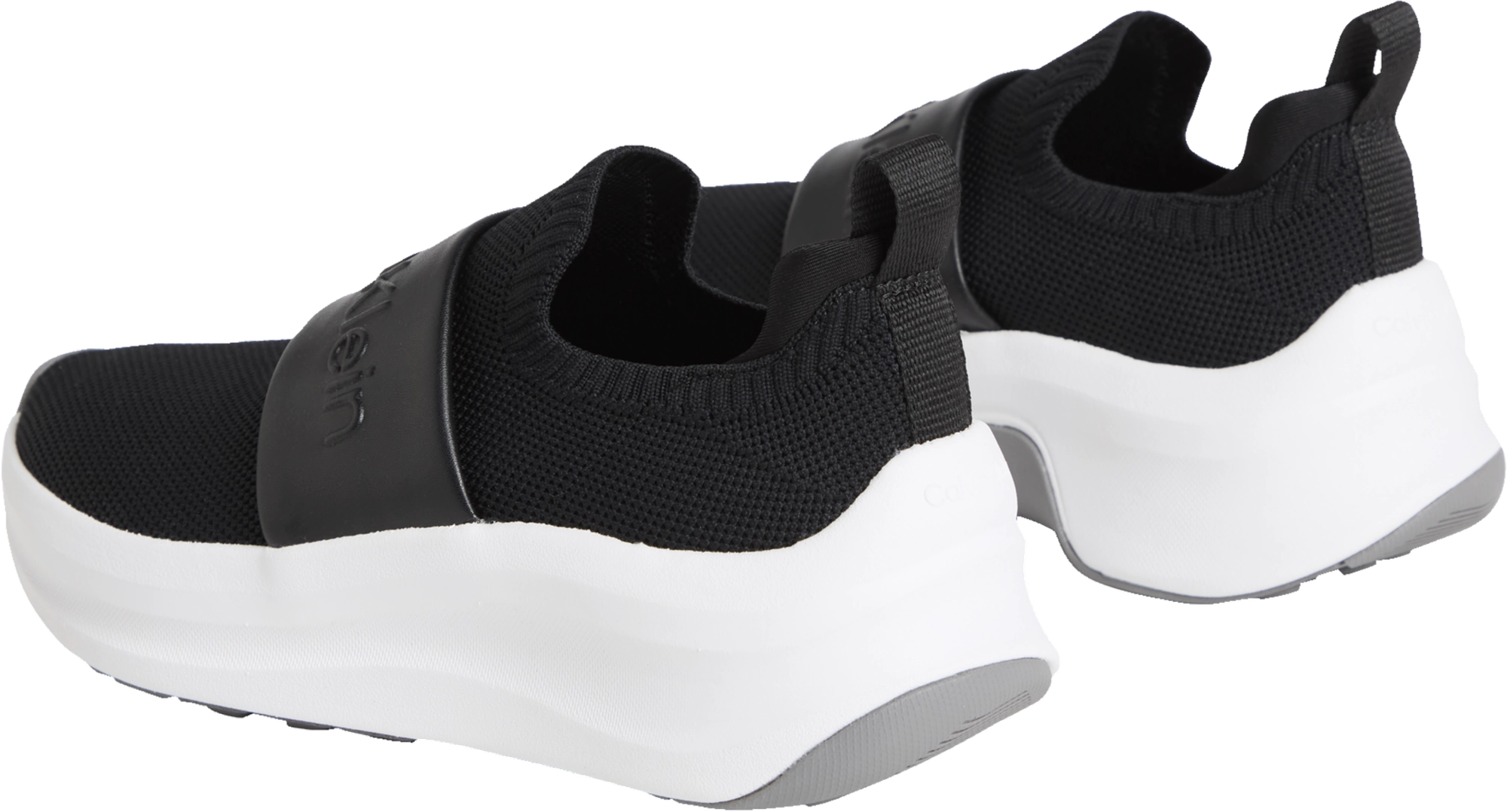 Calvin Klein Chunky Run Slipon Knit Logo Tape Shoe