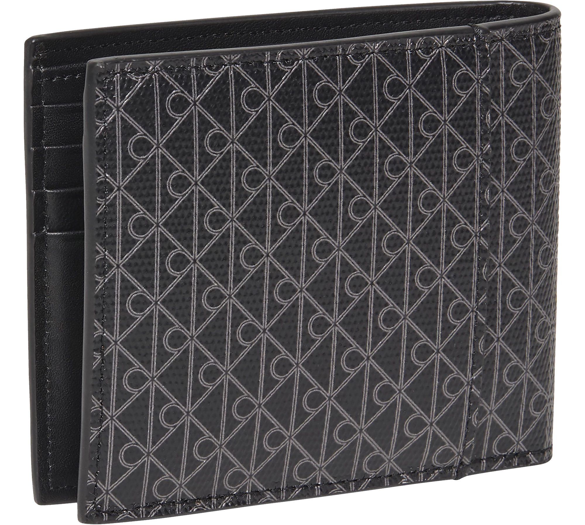Calvin Klein Emblem Aop Coated Billfold W Co Wallet