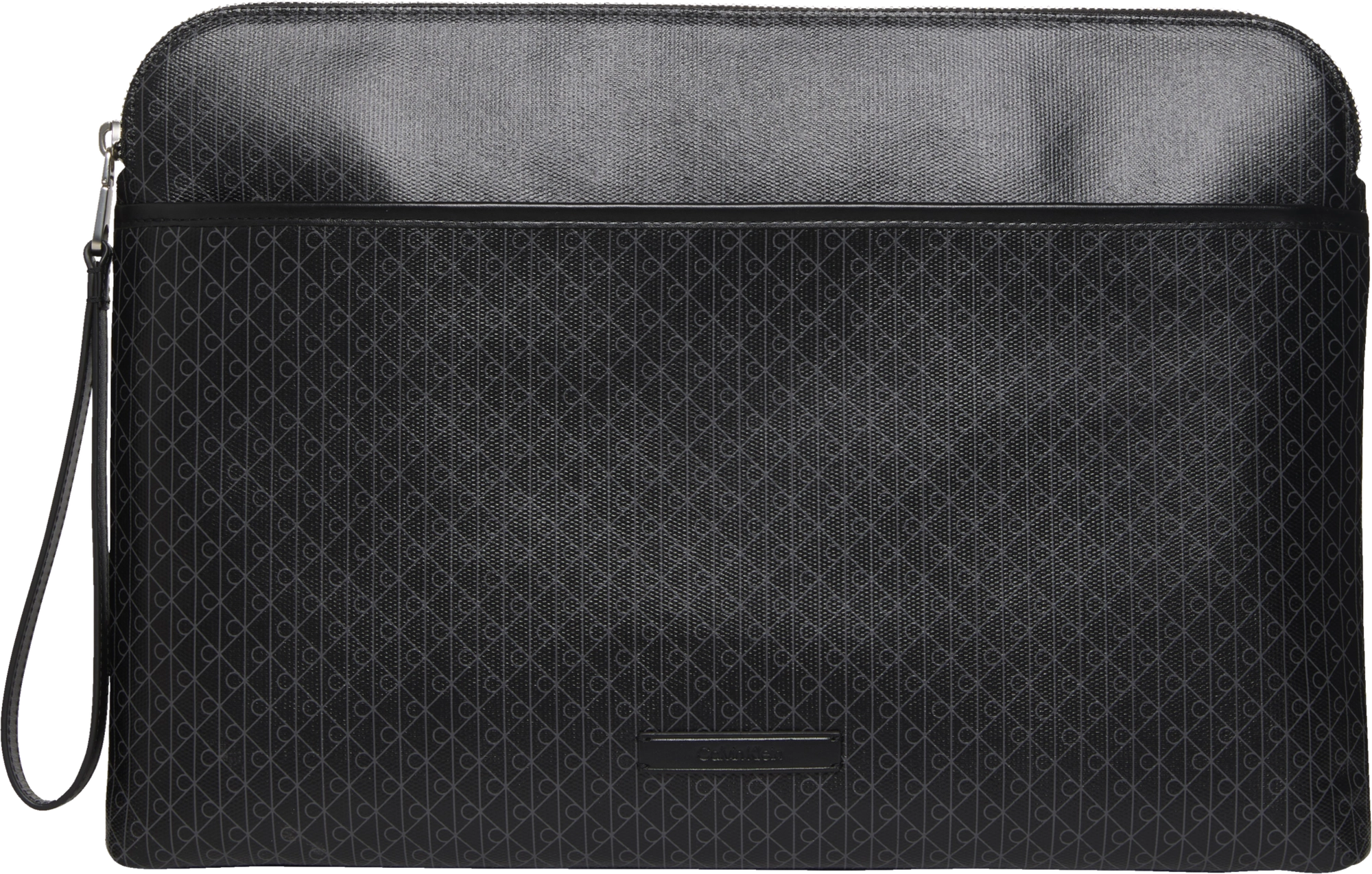 Calvin Klein Emblem Aop Coated Laptop Case Bag