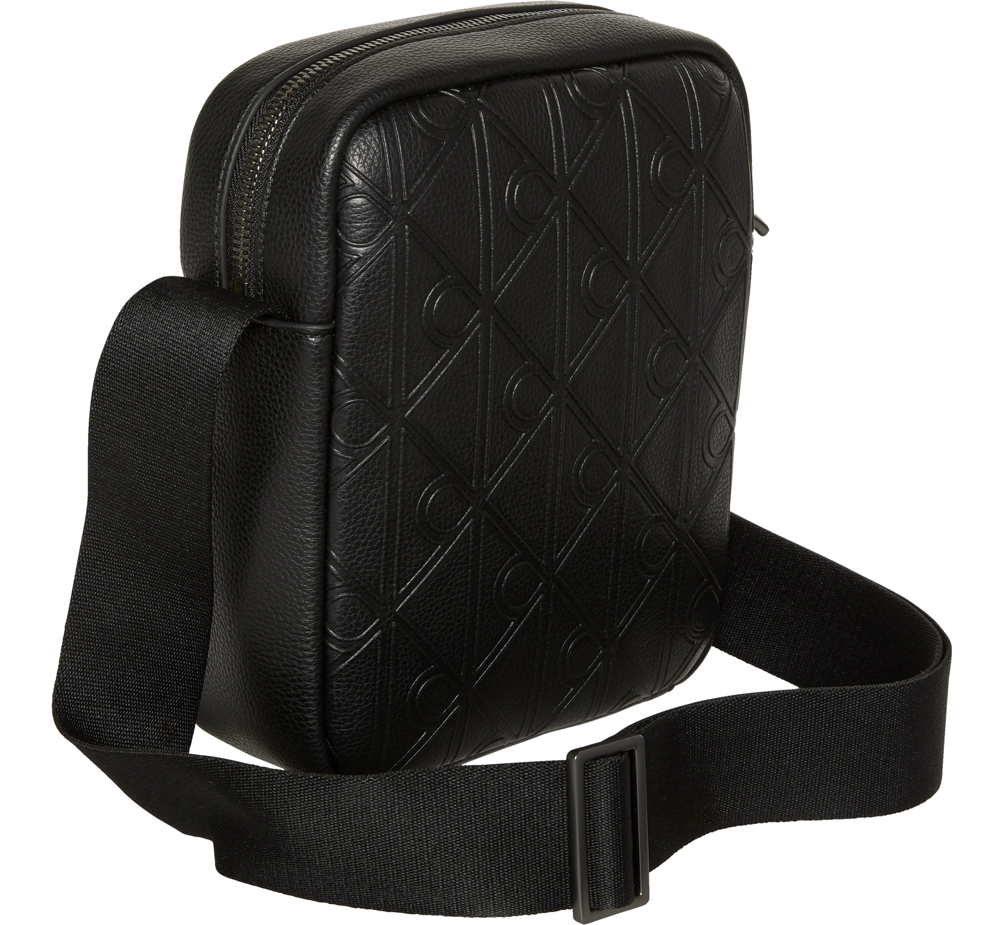 Calvin Klein Emblem Aop Deboss Reporter Bag