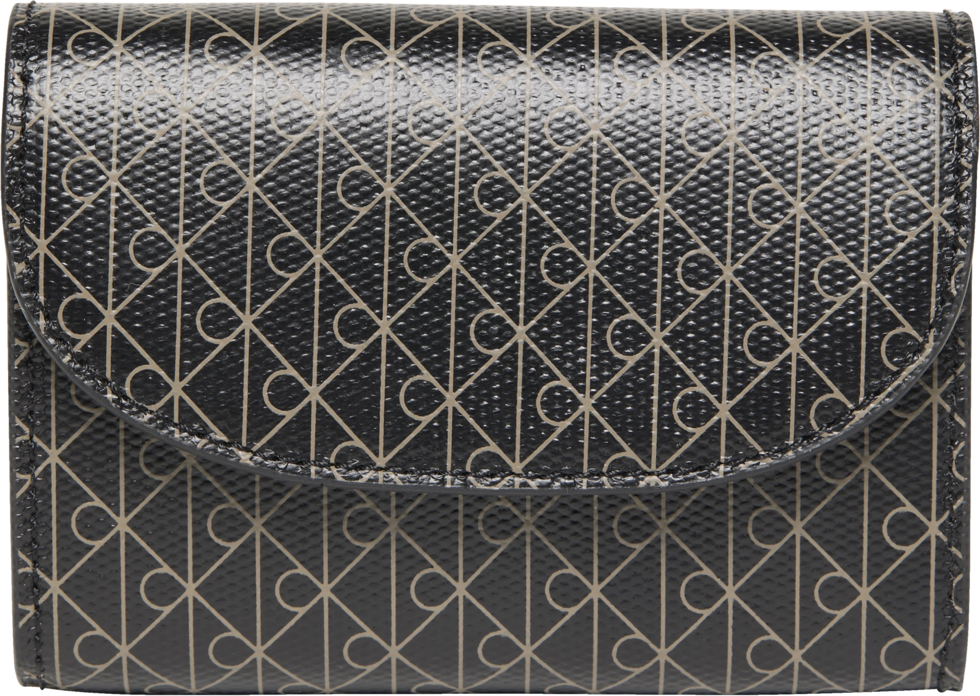 Calvin Klein Emblem Aop Flap Coin Wallet
