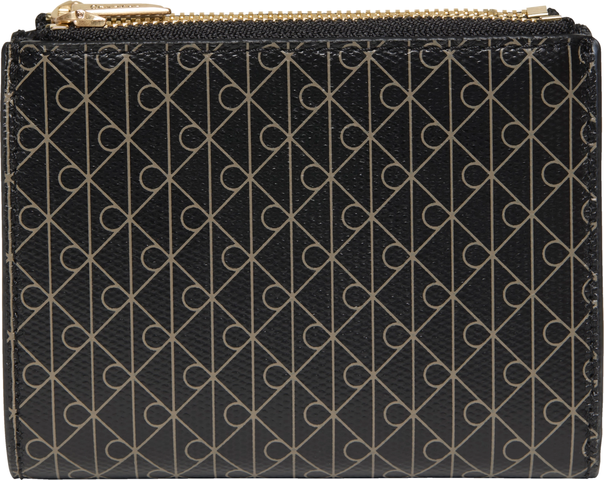 محفظة كالفين كلاين Emblem Aop Double Zip Bifold