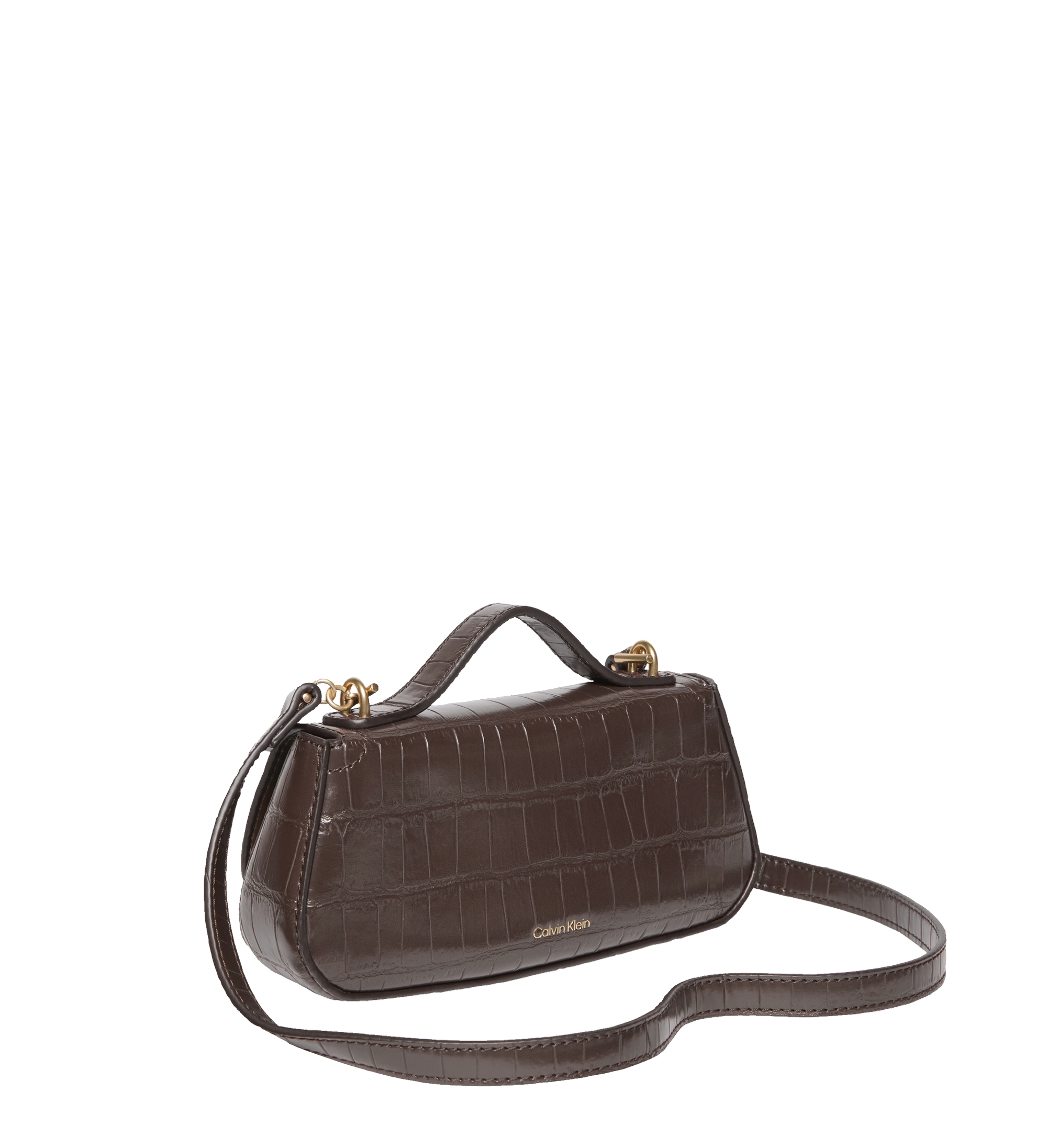 Calvin Klein Croc Top Handle Bag