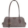 Calvin Klein Emblem Trio Suede Shoulder Bag