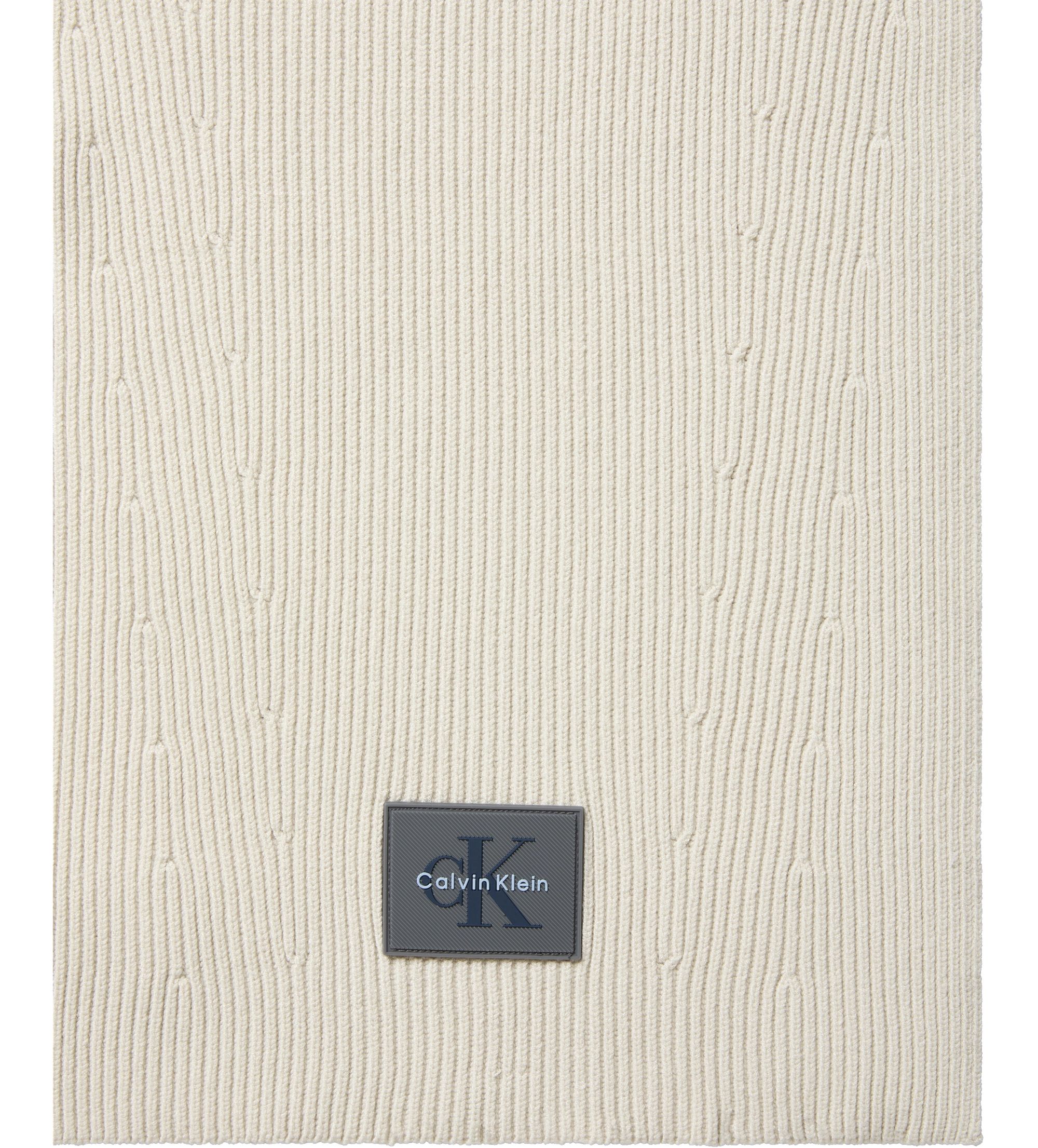 وشاح كالفين كلاين Monologo Patch Rib Knit
