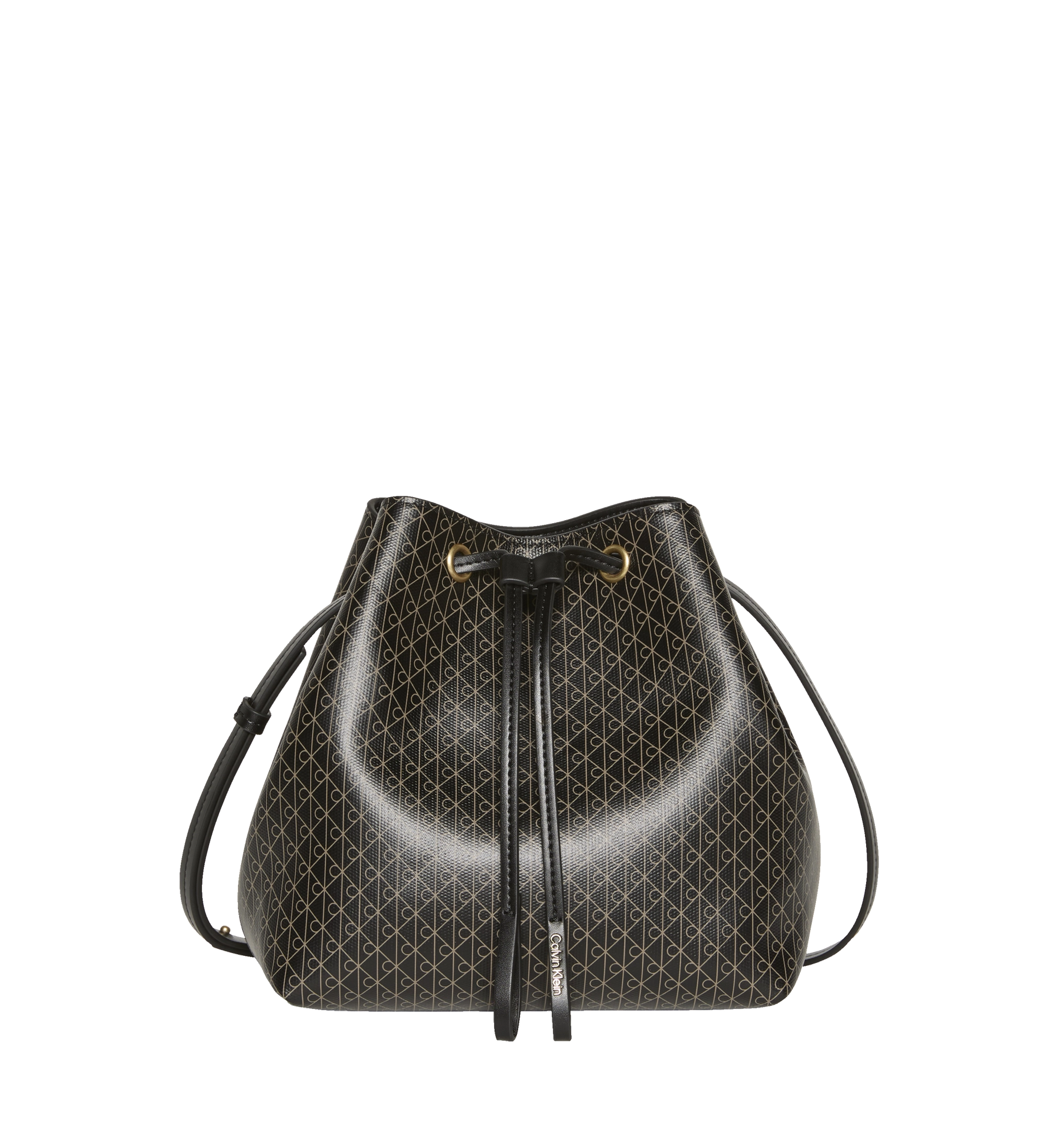 حقيبة كالفين كلاين Emblem Aop Drawstring Bucket