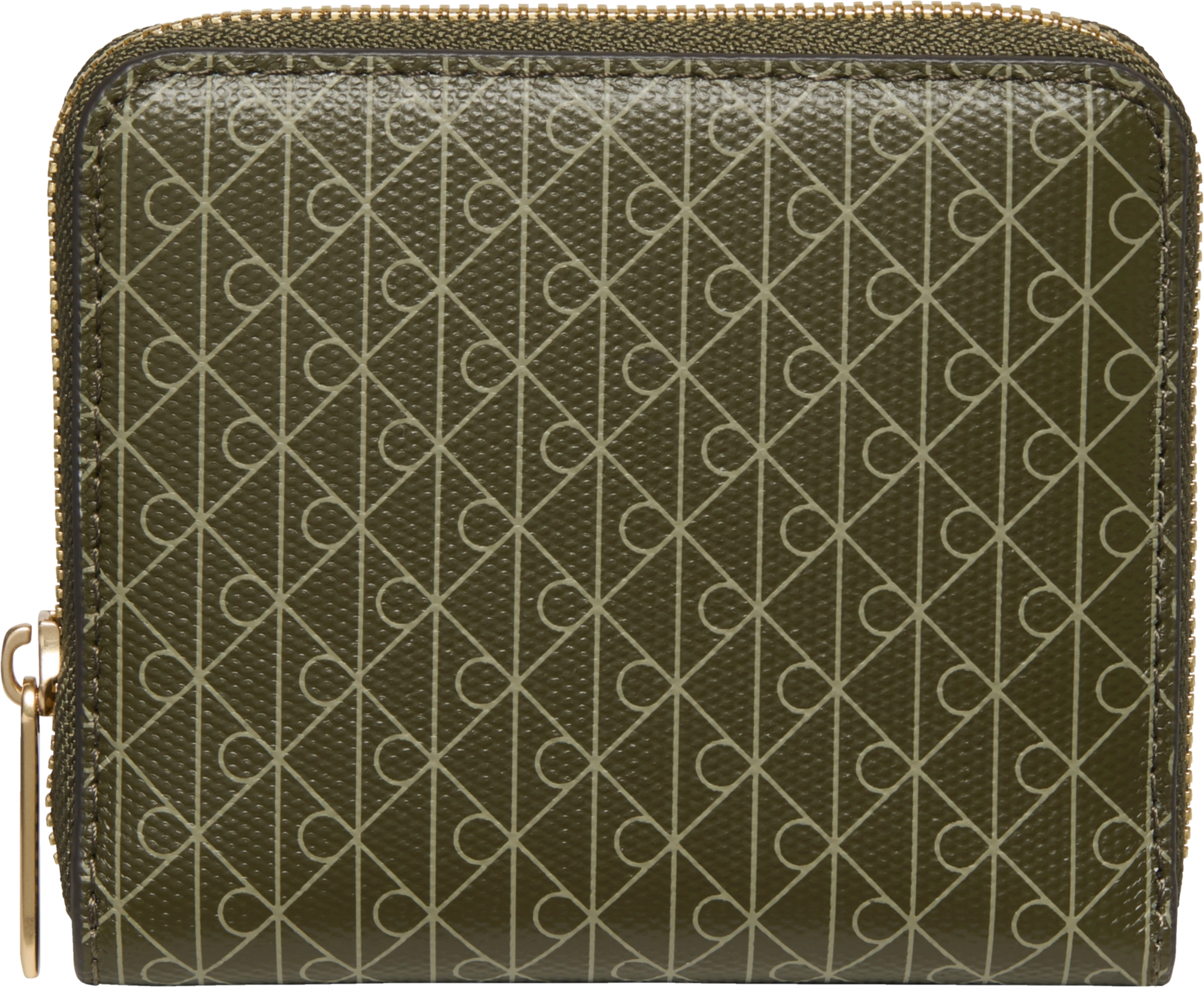 ארנק קלווין קליין Emblem Aop Square Zip Around