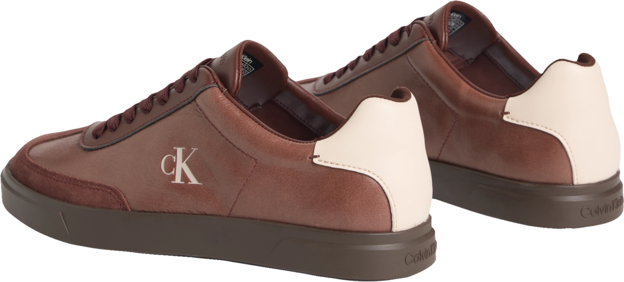 Calvin Klein Low Pro Cups Wingt Text Lth Sue Sneaker