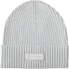 Calvin Klein Patch Chunky Rib Cotton Beanie Hat