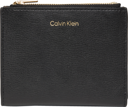 Calvin Klein Foil Logo Dbl Zip Wallet