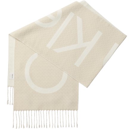 Calvin Klein Aop Bold Logo Woven Mw Scarf