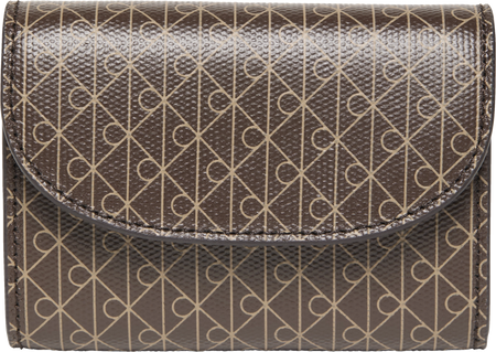 Calvin Klein Emblem Aop Flap Coin Wallet